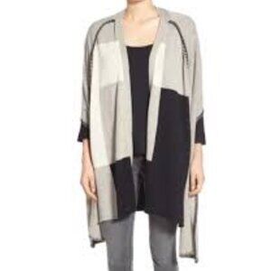 PAIGE Ruth Color Block Open Cardigan